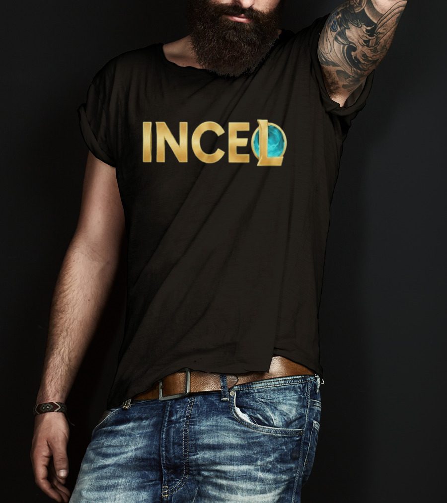 League Of Legends Incel Text With Blue Sphere Element T-Shirt