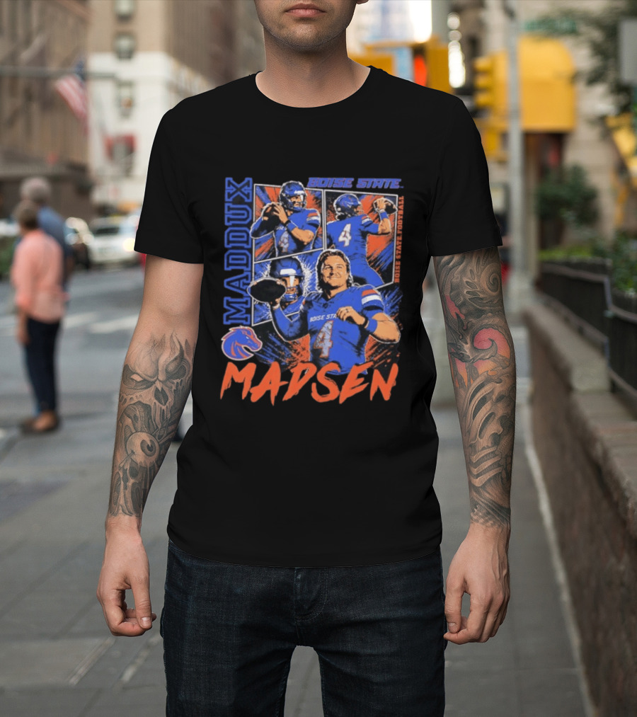 Maddux Madsen Boise State Broncos Football 2026 Big Ten Media Days T-Shirt