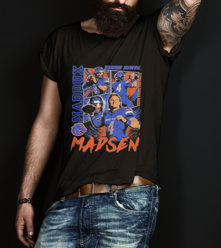 Maddux Madsen Boise State Broncos Football 2026 Big Ten Media Days T-Shirt