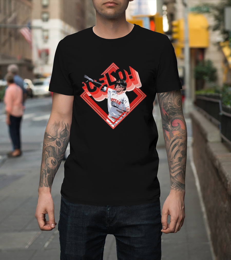 Boston Red Sox Marcelo Mayer Baseball Star Pose T-Shirt