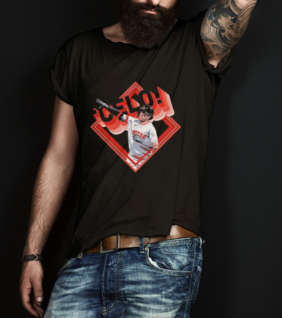 Boston Red Sox Marcelo Mayer Baseball Star Pose T-Shirt