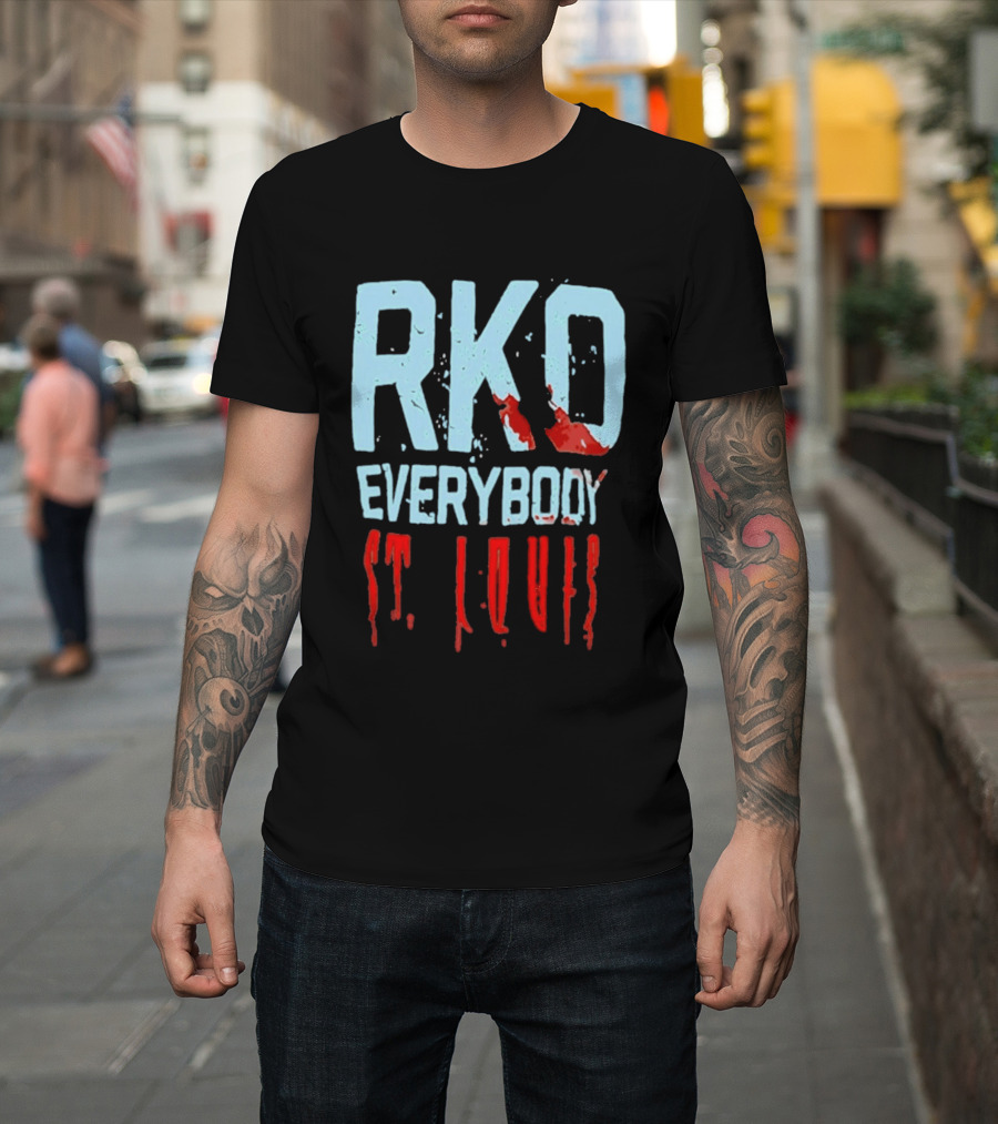 RKO Everybody St Louis Randy Orton Wrestling Fan T-Shirt