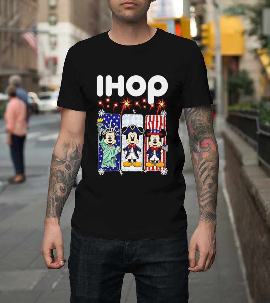 IHOP Mickey Mouse America 250th Anniversary Celebration T-Shirt