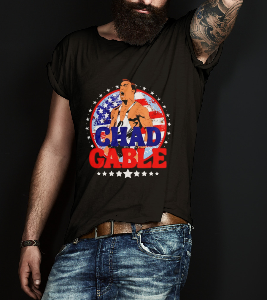 Chad Gable WWE Wrestling American Flag T-Shirt
