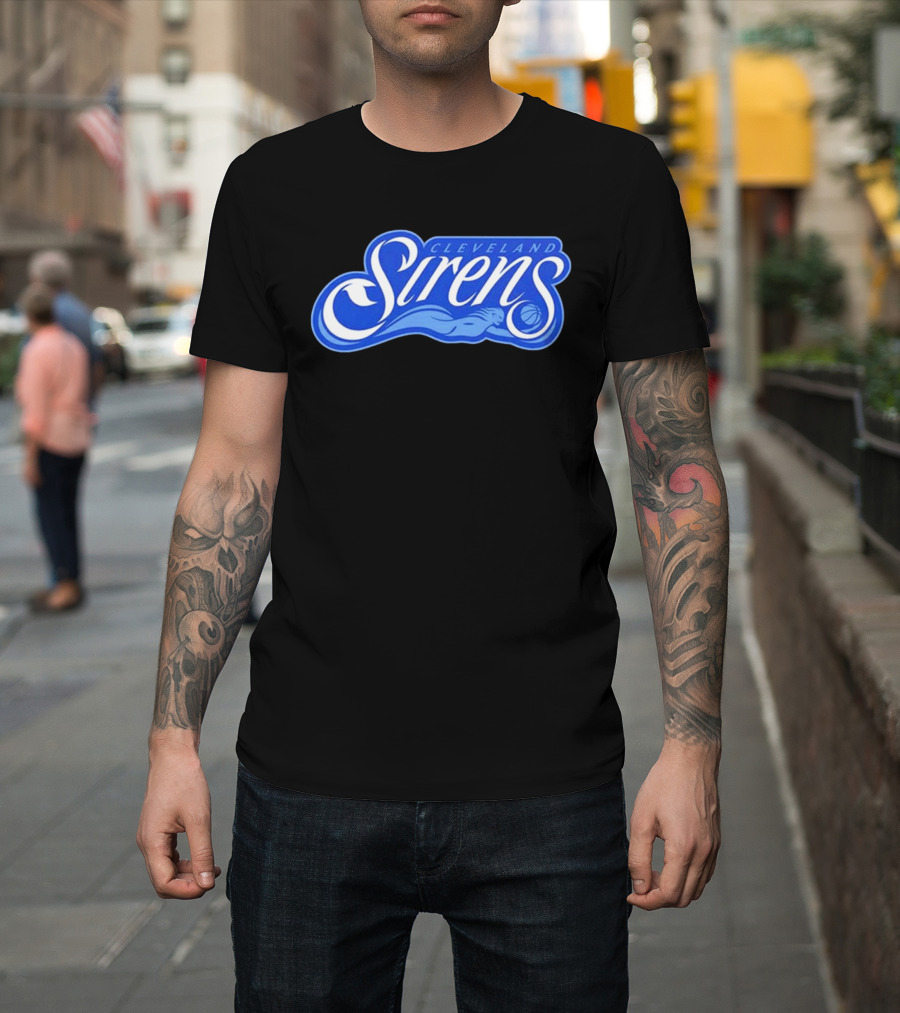 Cleveland Sirens WNBA Toddler Black Primary Logo Basketball T-Shirt