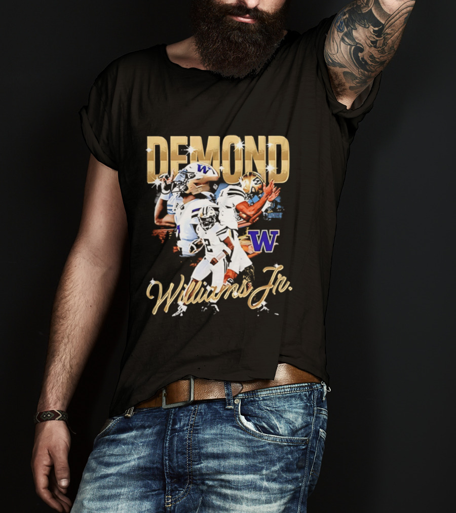 Demond Williams Jr. Washington Huskies Football 2026 Big Ten Media Days T-Shirt