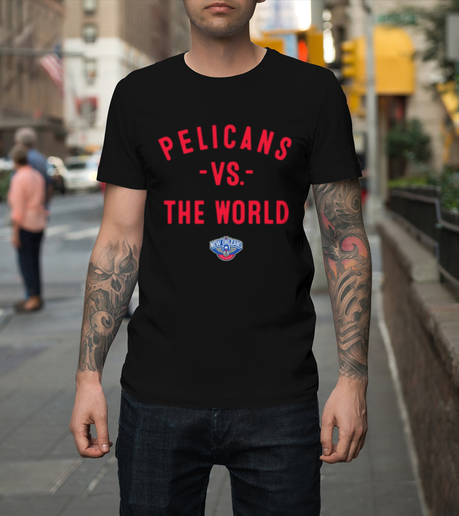 Pelicans Vs The World New Orleans NBA 2026 T-Shirt