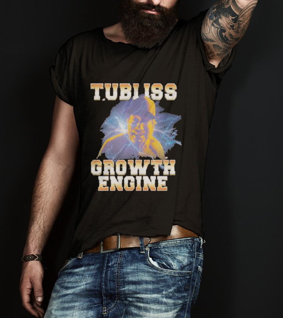 Tubi Iss Growth Engine Electric Blue Lightning T-Shirt