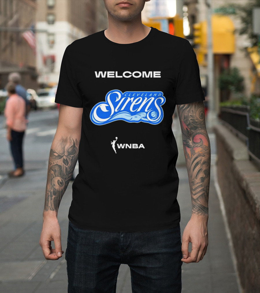 Welcome Cleveland Sirens WNBA 2026 Logo Debut T-Shirt