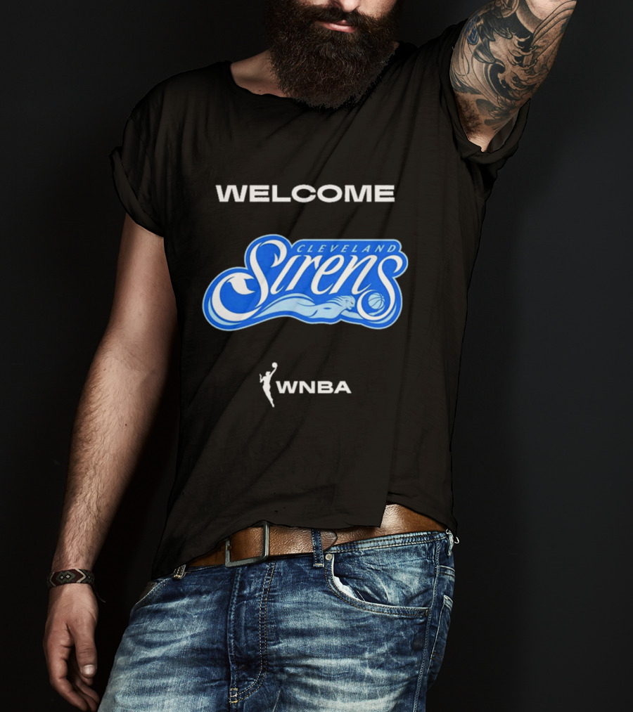 Welcome Cleveland Sirens WNBA 2026 Logo Debut T-Shirt