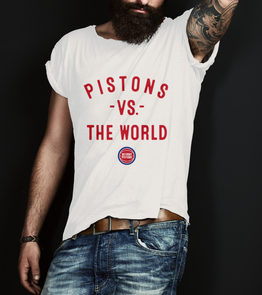 Detroit Pistons Vs The World NBA 2026 Nowbes T-Shirt