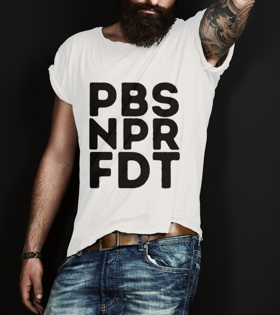 PBS NPR FDT Bold Alphabet Blocks T-Shirt