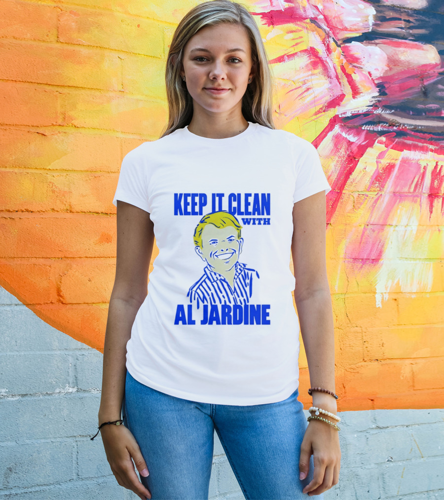 Keep It Clean With Al Jardine Blue Yellow T-Shirt