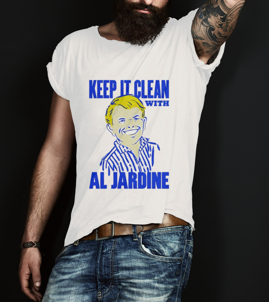 Keep It Clean With Al Jardine Blue Yellow T-Shirt