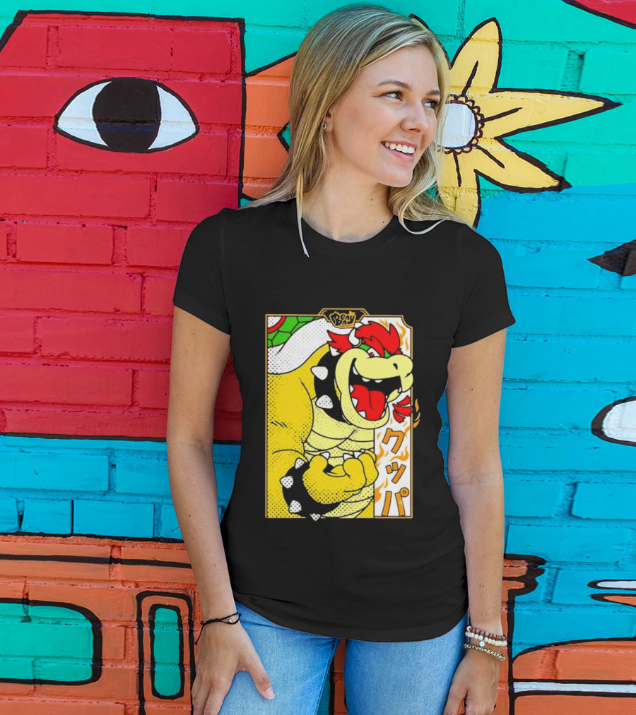 Bowser Japanese Pop Art Comic Style T-Shirt