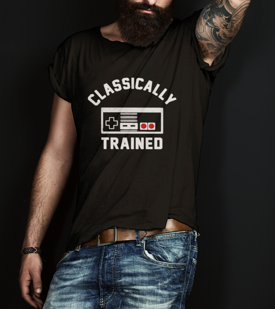 Classically Trained Retro Gaming Controller T-Shirt