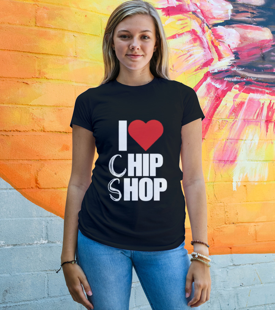 I Love Heart Chip Shop T-Shirt