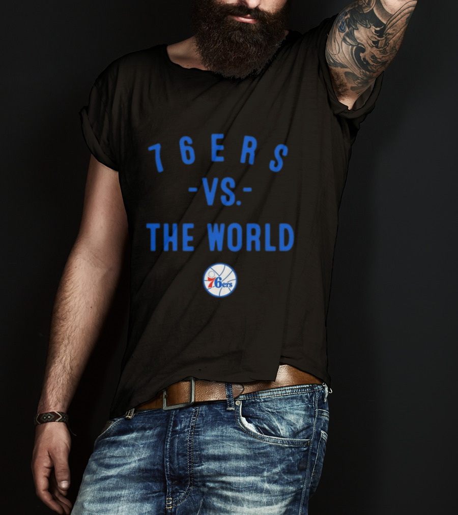 Philadelphia 76ers Vs The World NBA 2026 Basketball Team Spirit T-Shirt