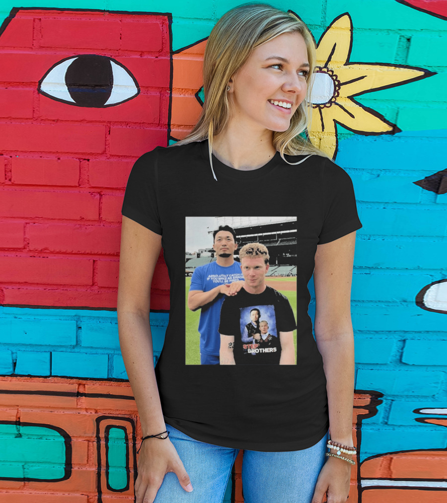 Seiya Suzuki Pete Crow Armstrong Step Brothers Baseball Humor T-Shirt