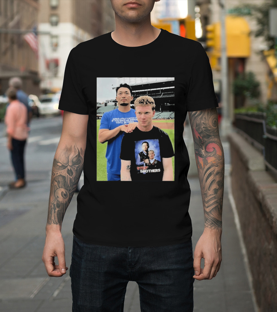 Seiya Suzuki Pete Crow Armstrong Step Brothers Baseball Humor T-Shirt