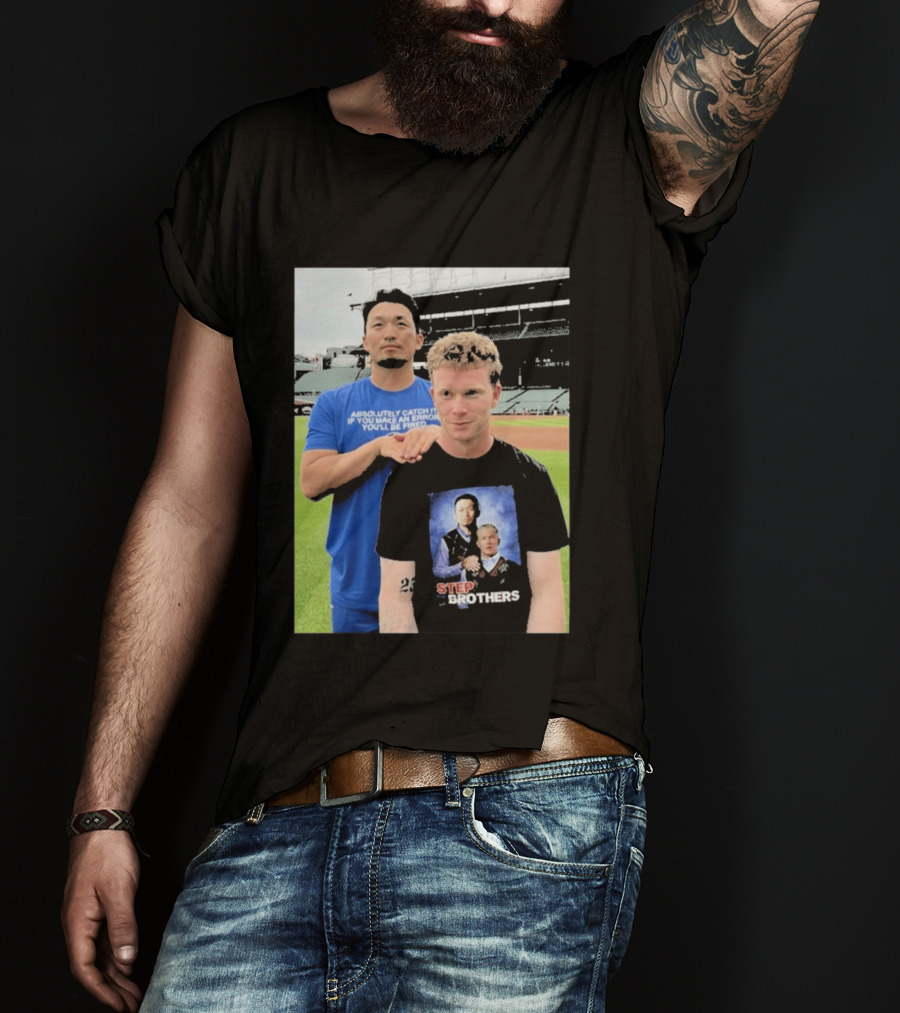 Seiya Suzuki Pete Crow Armstrong Step Brothers Baseball Humor T-Shirt