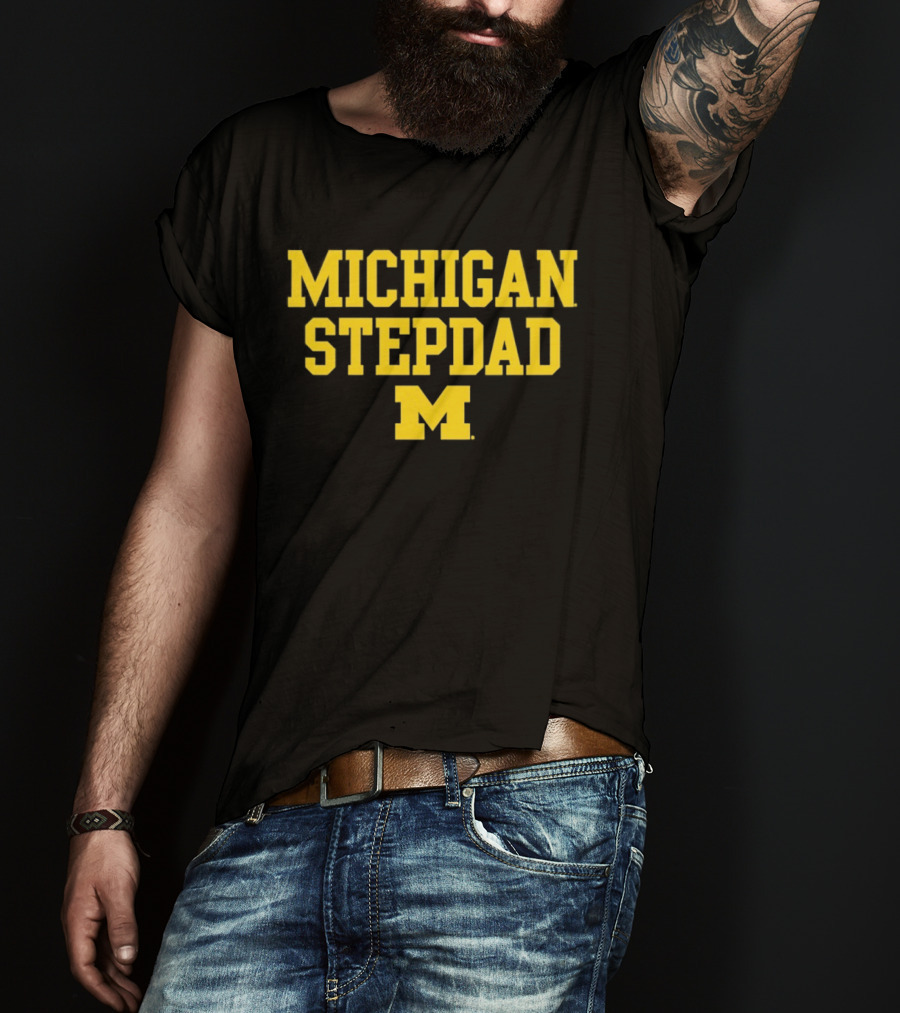 Michigan Wolverines Stepdad M NCAA 2026 T-Shirt