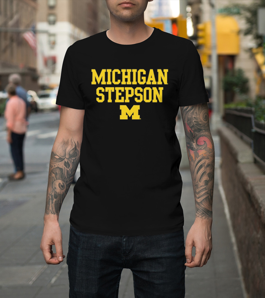 Michigan Wolverines Stepson M 2026 NCAA Team Support T-Shirt