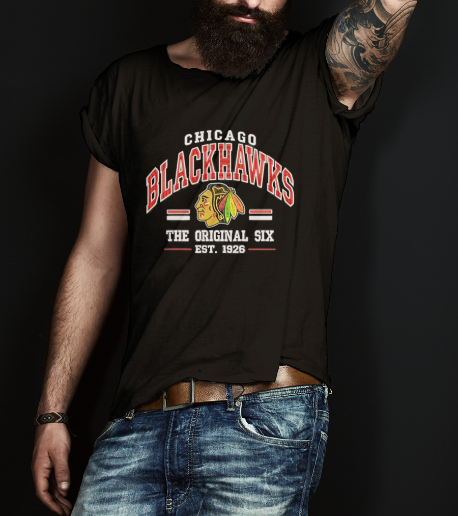 Chicago Blackhawks The Original Six Est 1926 T-Shirt