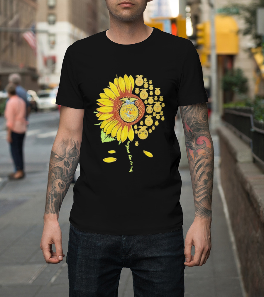 You Are My Sunshine FFA Sunflower Emblem Agricultural Education T-Shirt
