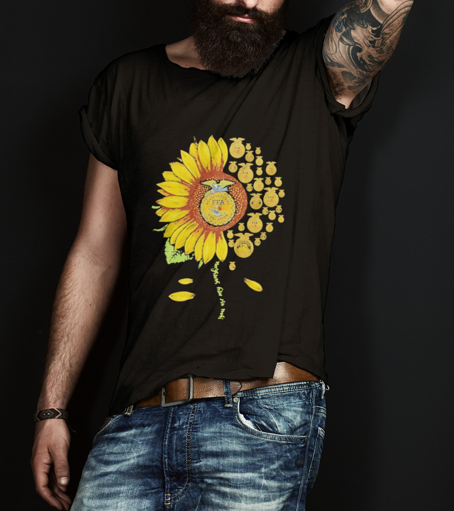 You Are My Sunshine FFA Sunflower Emblem Agricultural Education T-Shirt