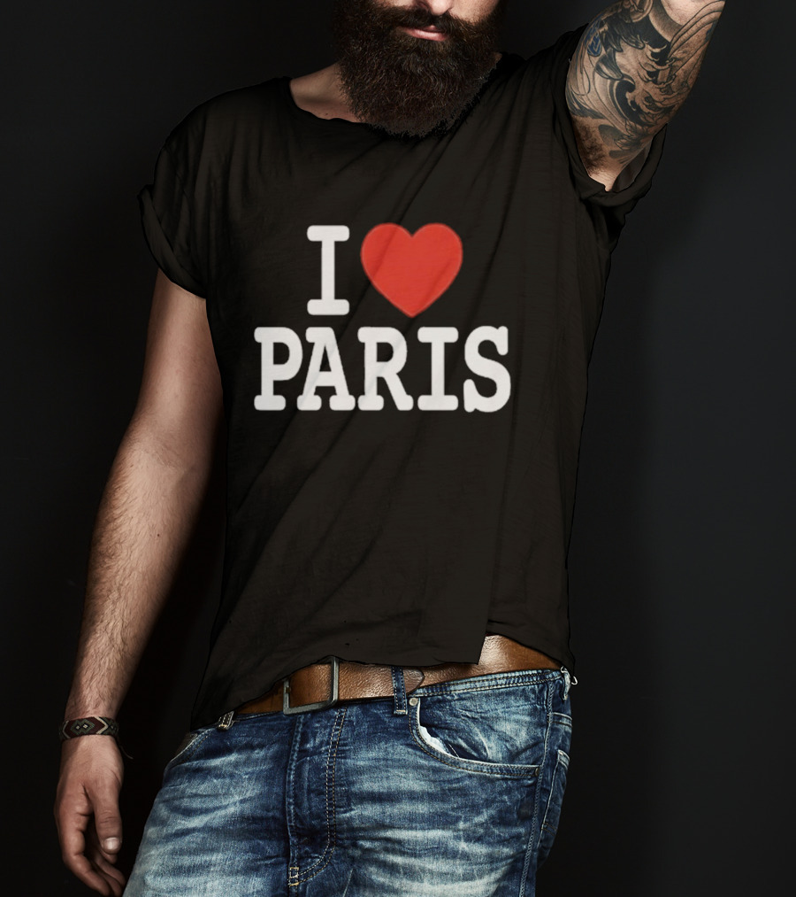 Stephon Castle I Love Paris Heart T-Shirt