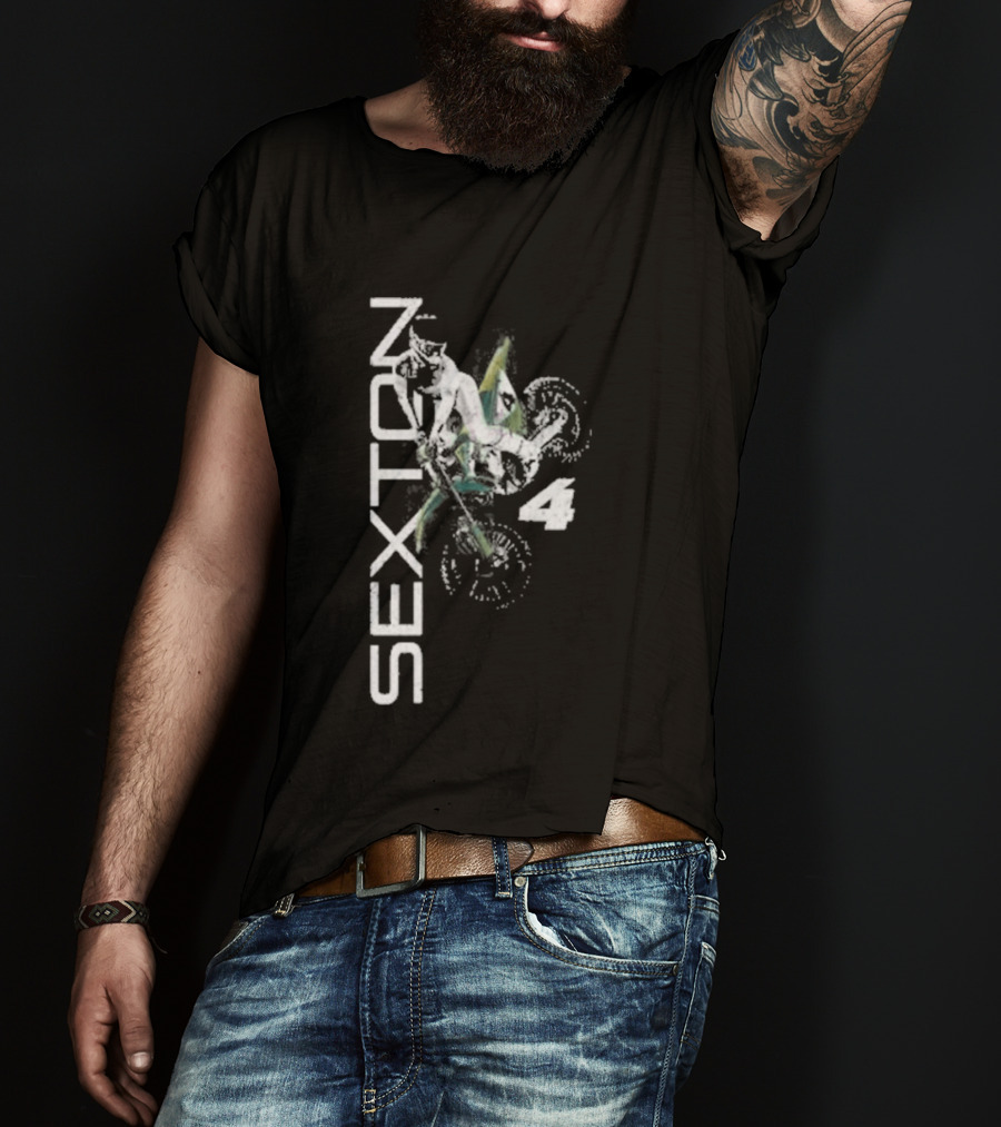 Kawasaki Chase Sexton Motocross Rider Racing T-Shirt
