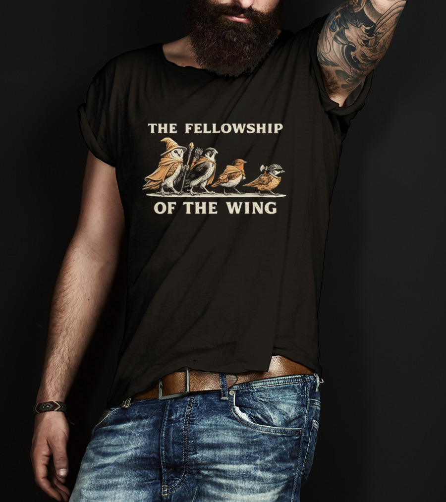 The Fellowship Of The Wing Lord Of The Rings Birds T-Shirt