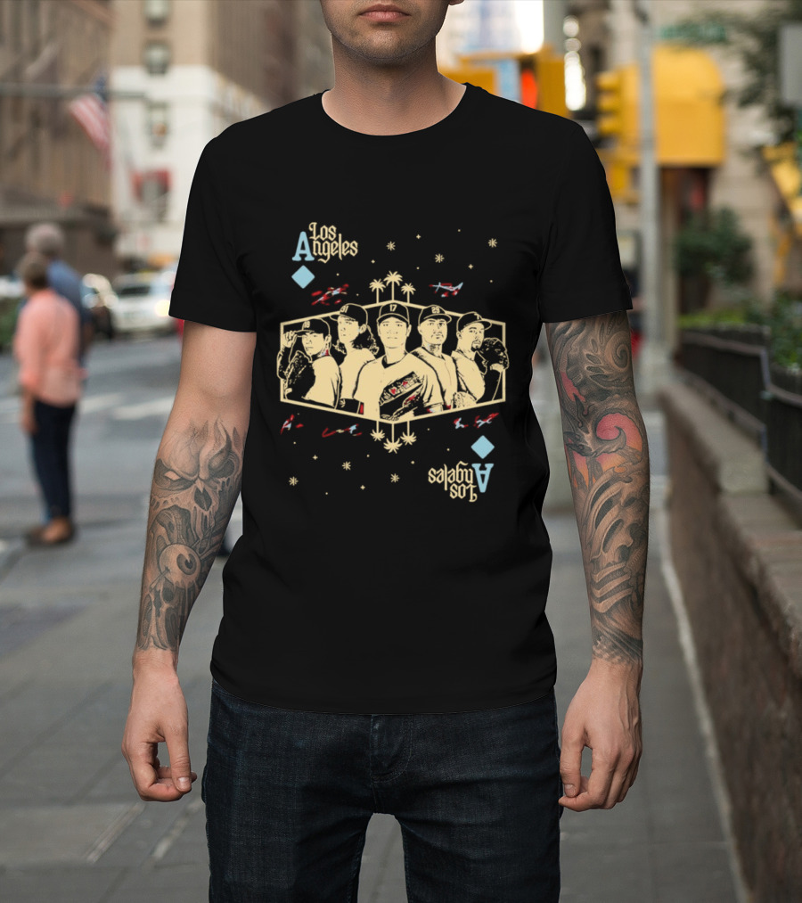 Los Angeles Dodgers Aces 2026 MLB Season Signatures T-Shirt