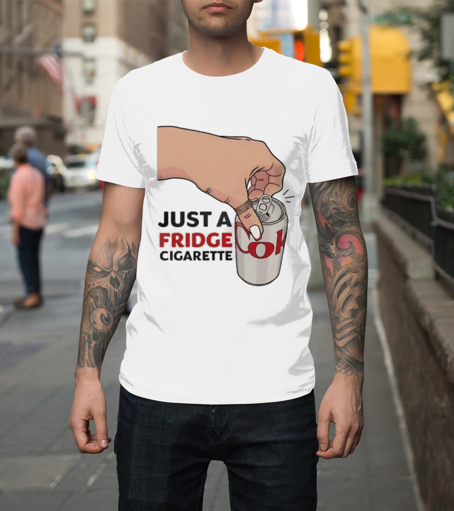 Just A Fridge Cigarette Coke Pop Art Can T-Shirt
