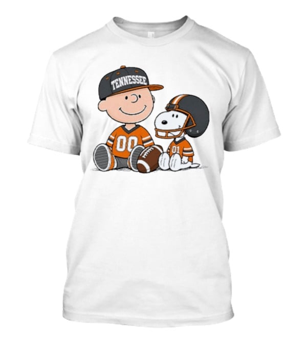 Tennessee Football Charlie Brown Snoopy Peanuts 00 01 T-Shirt