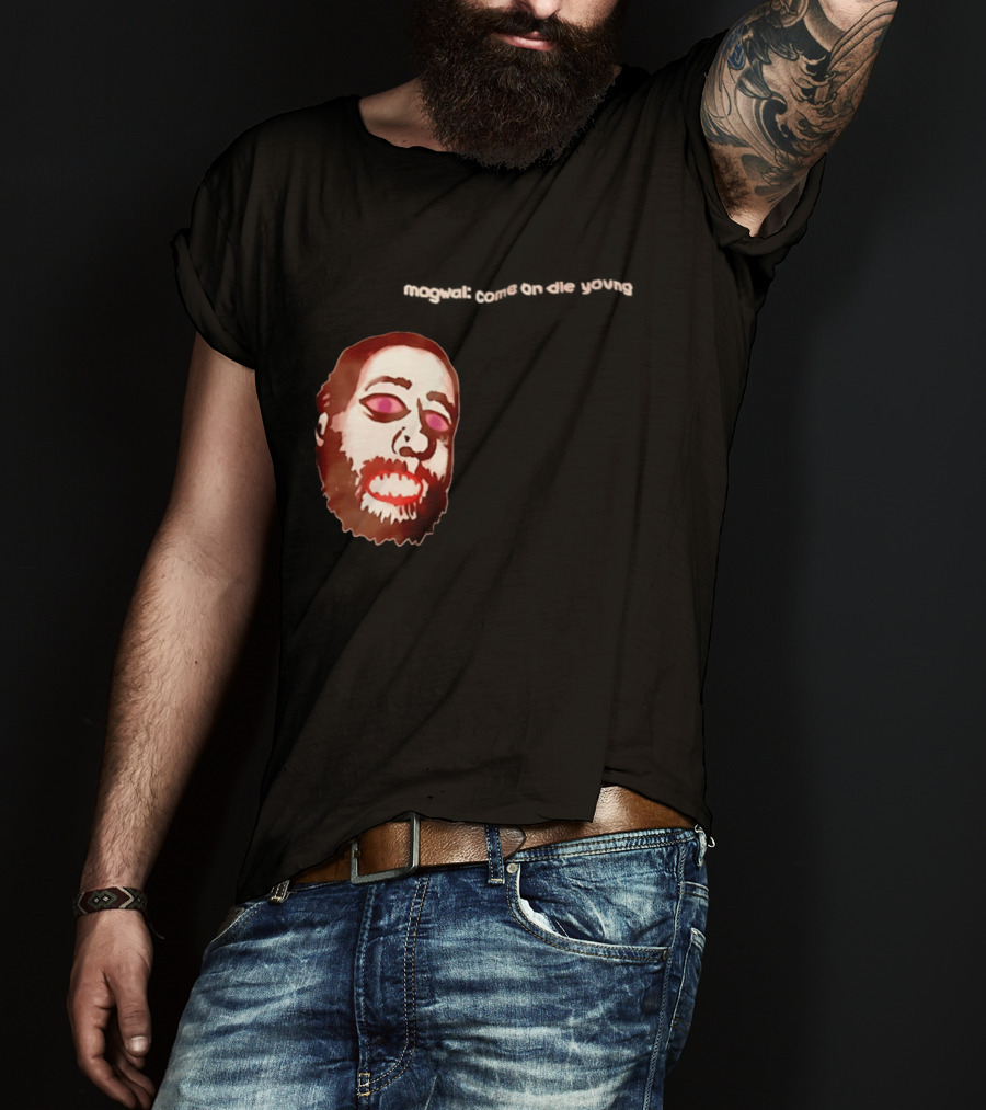 Mogwai Come On Die Young Album Cover Art Face T-Shirt