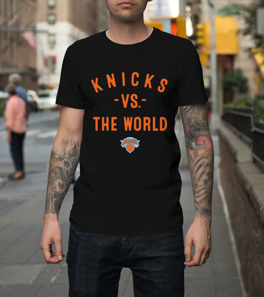 New York Knicks Vs The World NBA 2026 Nowbes T-Shirt