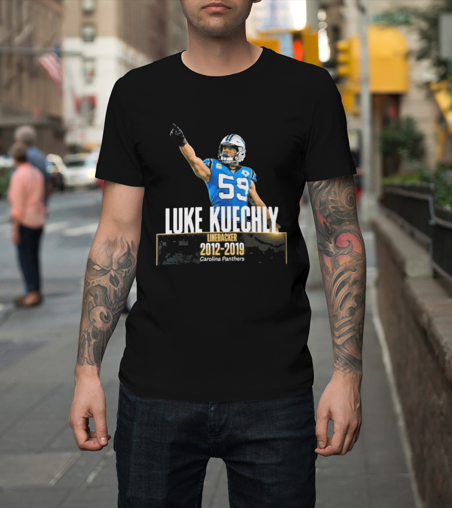 Luke Kuechly Carolina Panthers Linebacker 2012 2019 T-Shirt