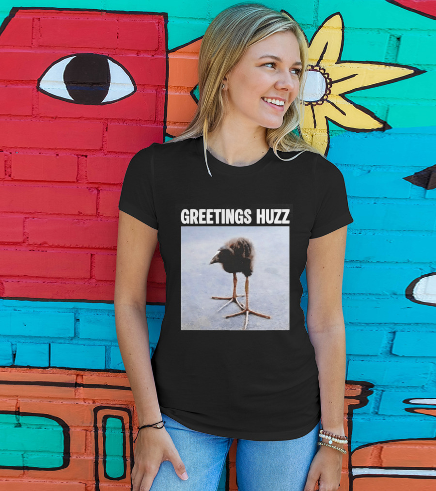 Greetings Huzz Bird Funny Meme Photo T-Shirt