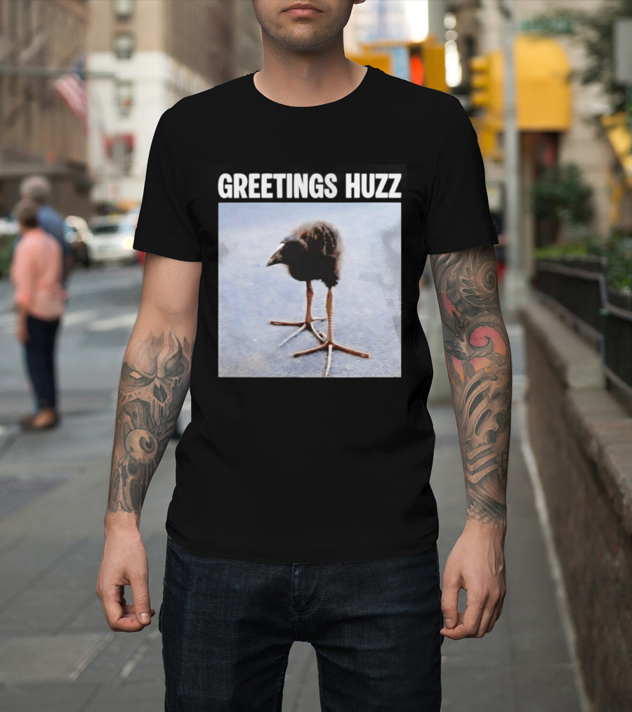 Greetings Huzz Bird Funny Meme Photo T-Shirt