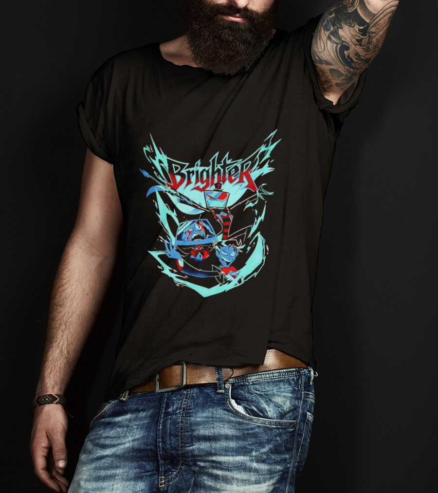 Brighter Vox Vincent Blue And Red T-Shirt