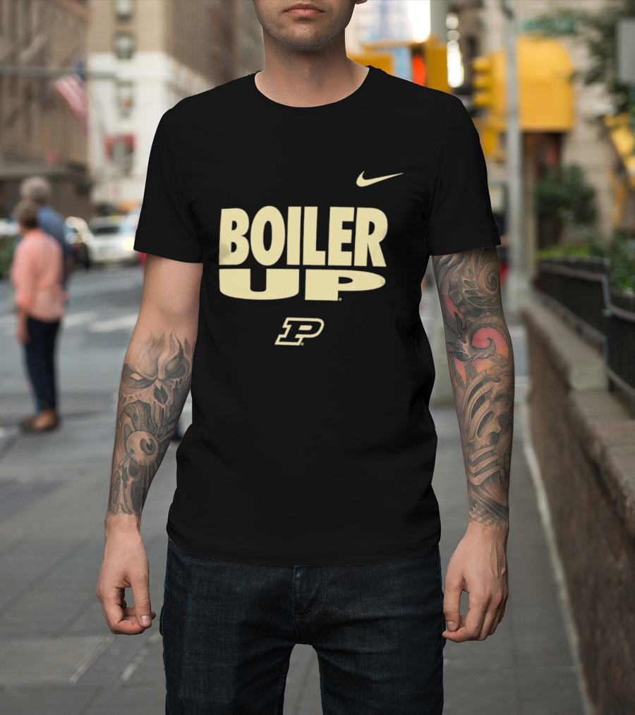 Purdue Boilermakers Boiler Up Nike P T-Shirt