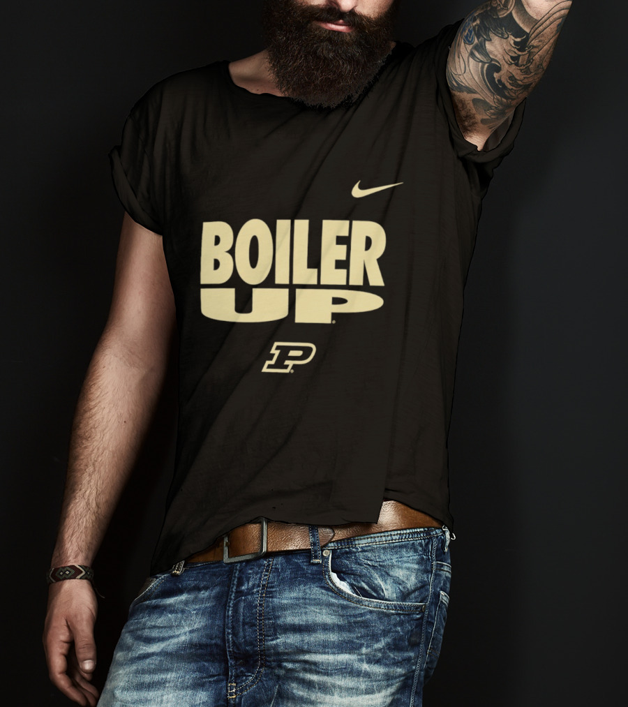 Purdue Boilermakers Boiler Up Nike P T-Shirt
