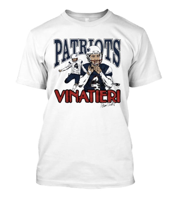 Patriots Vinatieri Adam New England Football T-Shirt