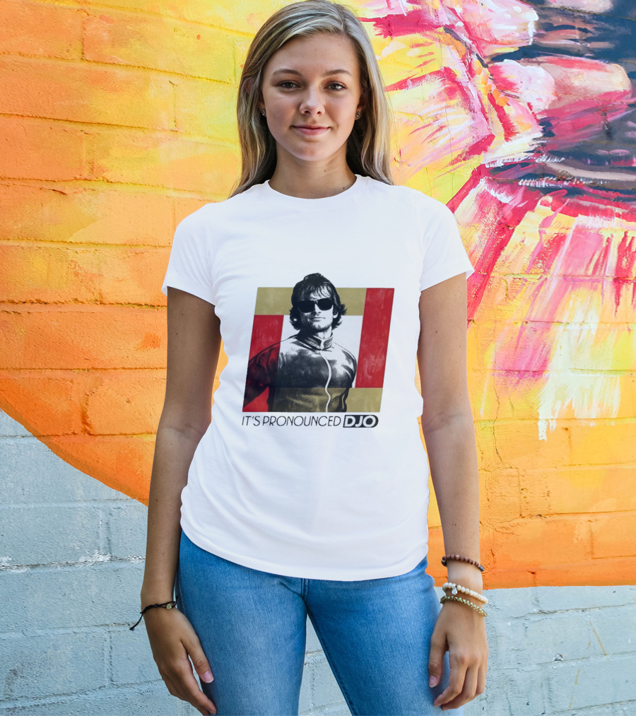 It's Pronounced Djo With Retro Style Sunglasses T-Shirt
