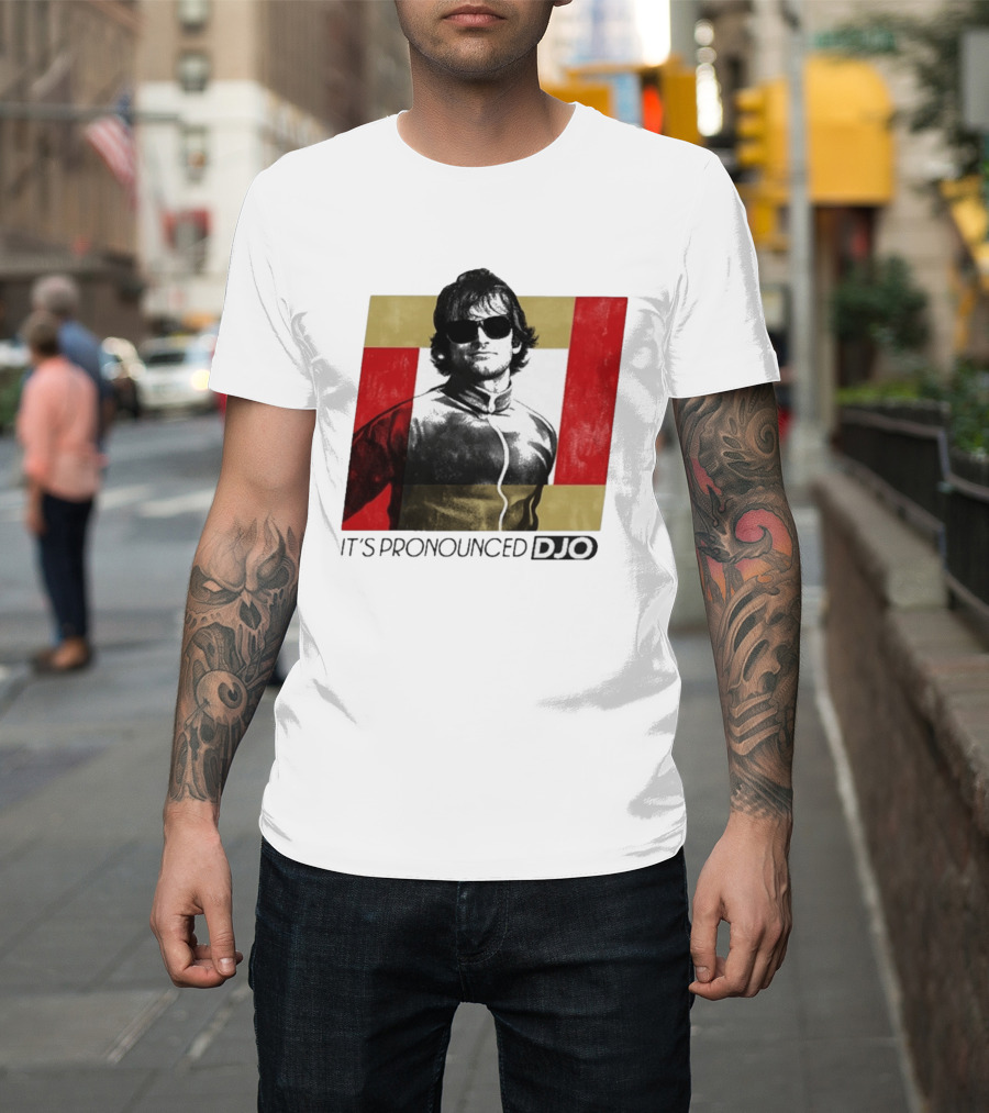 It's Pronounced Djo With Retro Style Sunglasses T-Shirt