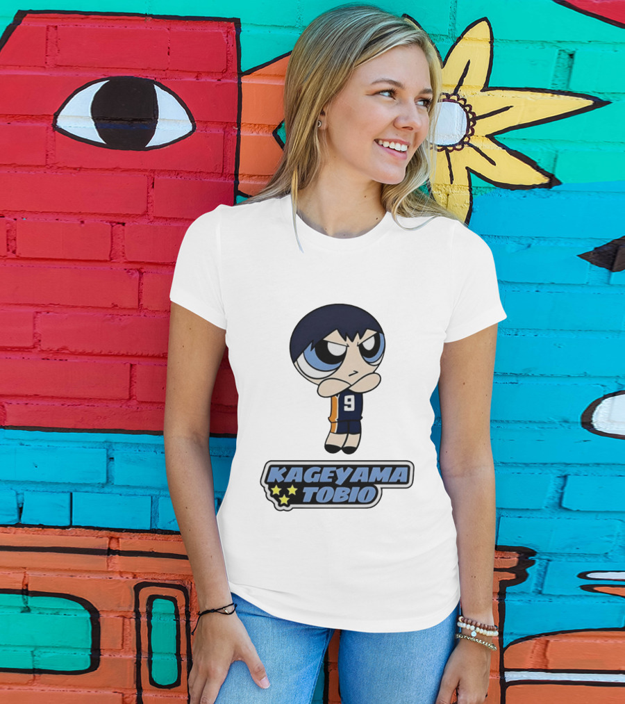 Kageyama Tobio 9 Haikyuu Powerpuff Girls T-Shirt