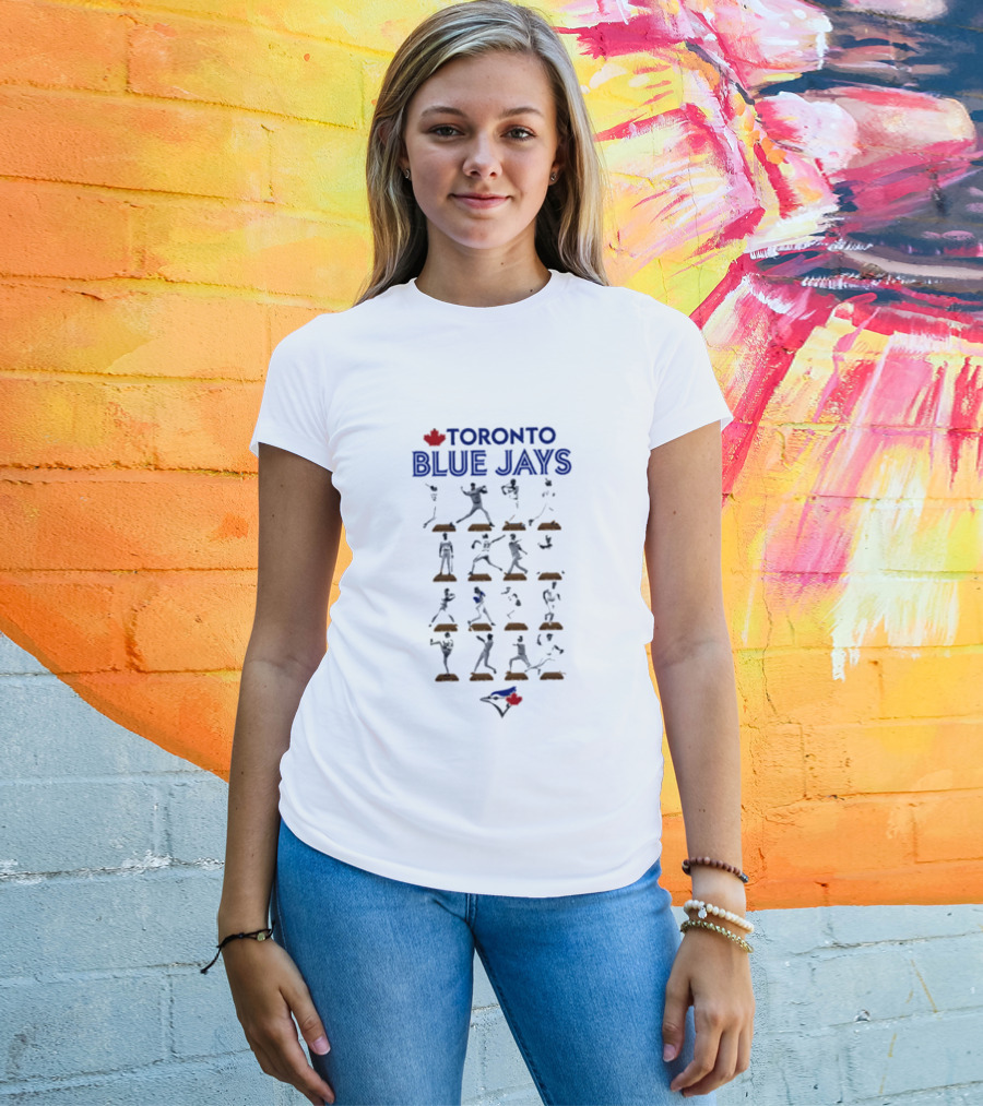 Toronto Blue Jays Legends Hall Of Fame Baseball Players Display T-Shirt