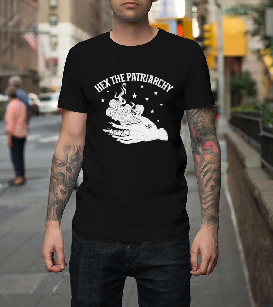 Hex The Patriarchy Mystical Hand Stars T-Shirt